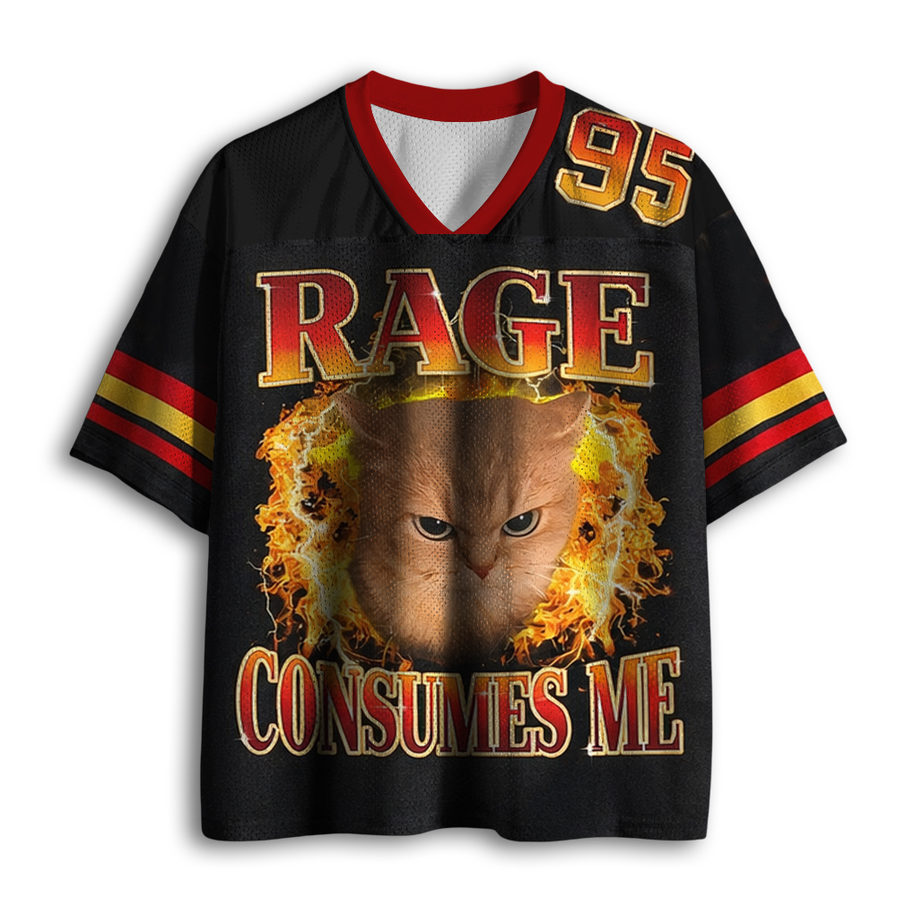 Baddiecat Rage Consumes Me Mesh Jersey