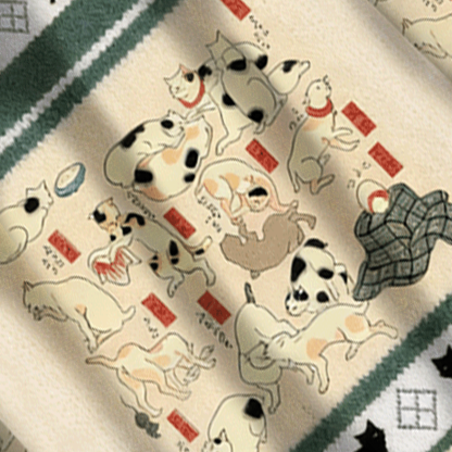 Baddiecat Japanese Tokyo Cat Ugly Sweatshirt