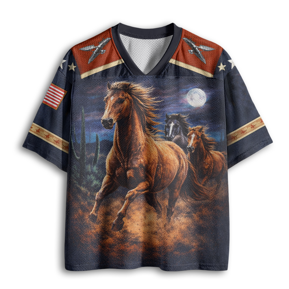 Baddiecat Wild Horses Mesh Jersey