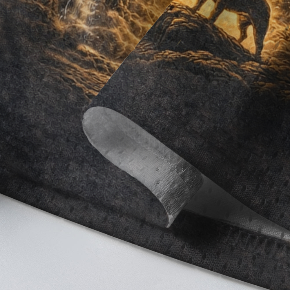 Baddiecat French Bulldog Howling To The Moon Mesh Jersey