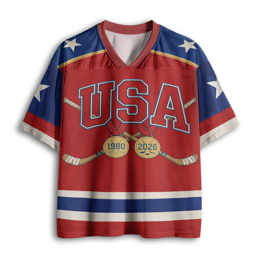 Baddiecat USA Hockey Mesh Jersey