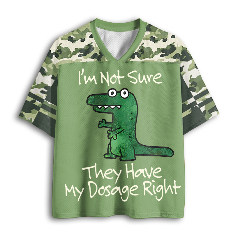 Baddiecat Crocodile Funny Mesh Jersey