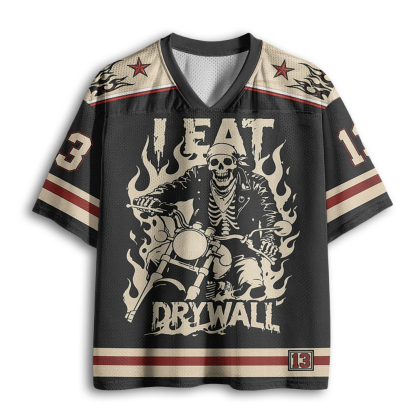 Baddiecat I Eat Drywall Weird Mesh Jersey