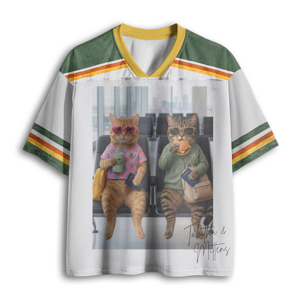 Baddiecat Hey Cool Cats Mesh Jersey