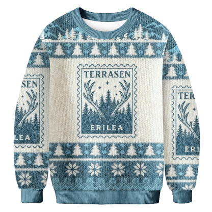 Baddiecat Terrasen Erilea Christmas Ugly Sweatshirt