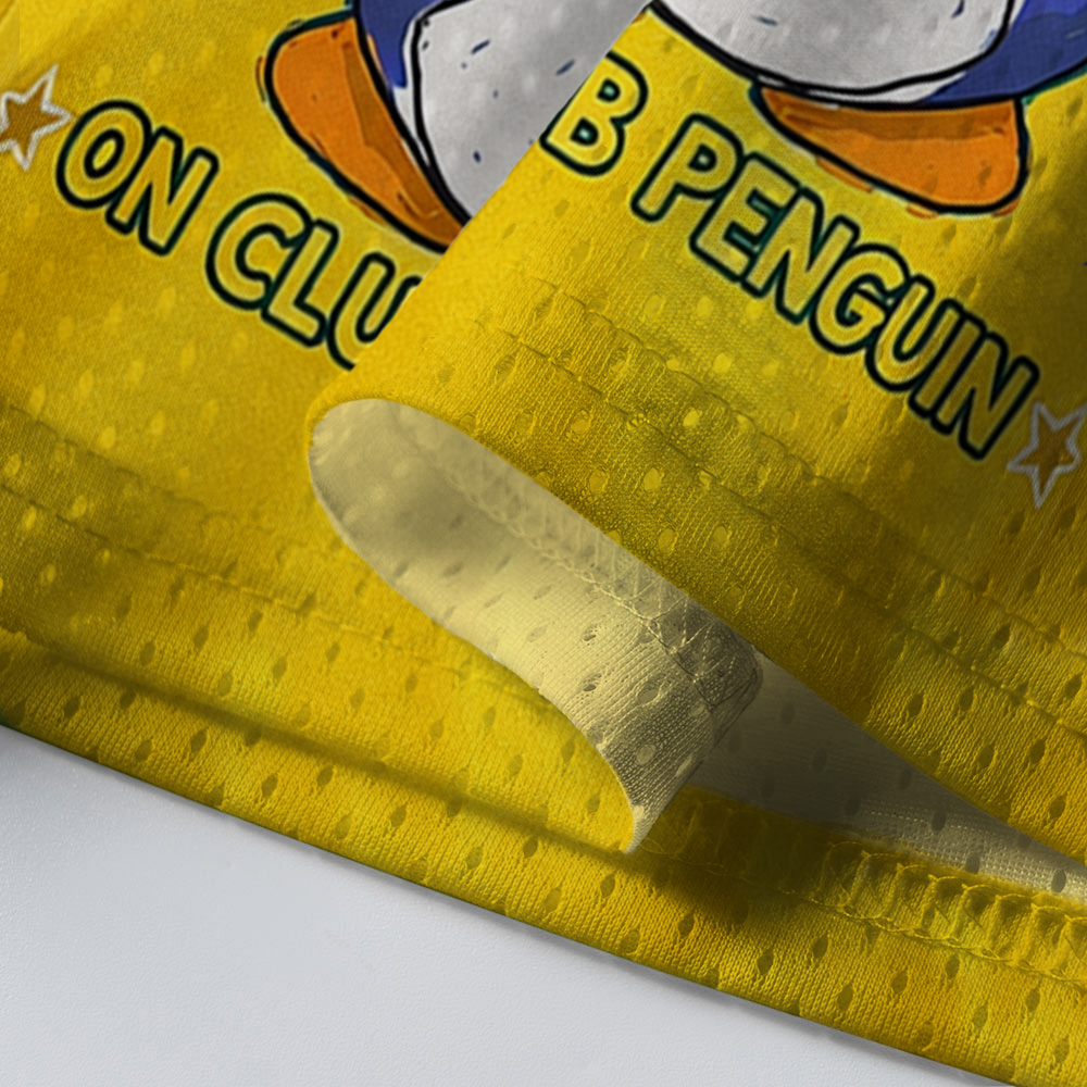 Baddiecat I Peaked On Club Penguin Mesh Jersey