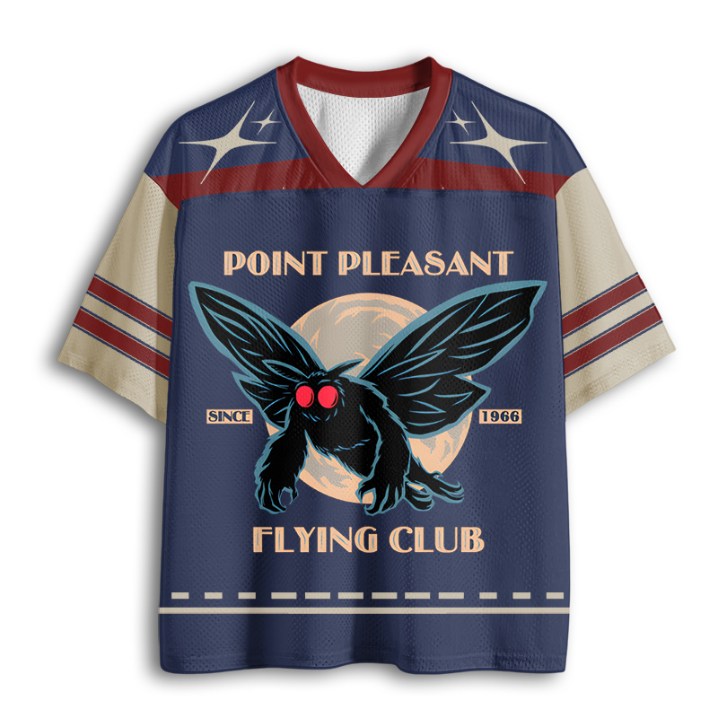 Baddiecat Mysterious Moth Fun Premium Mesh Jersey