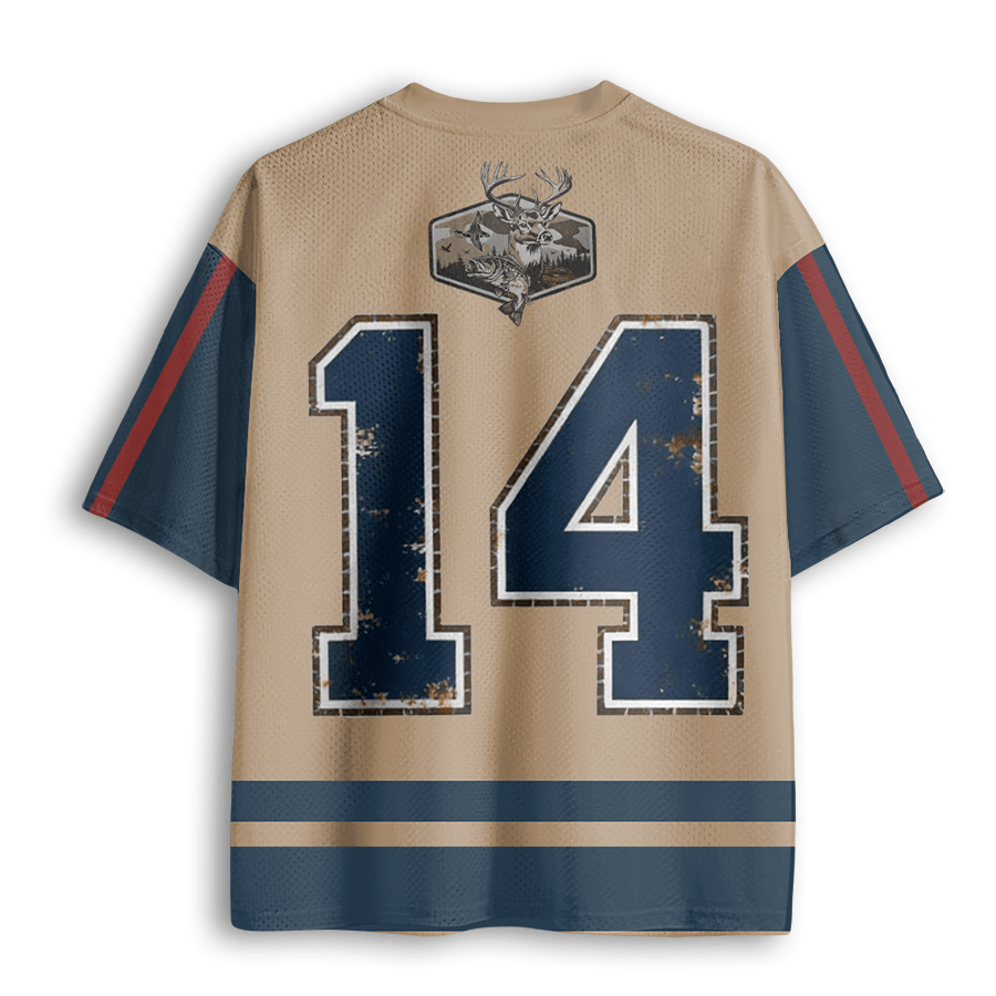Baddiecat Deer Duck Fishing Mesh Jersey