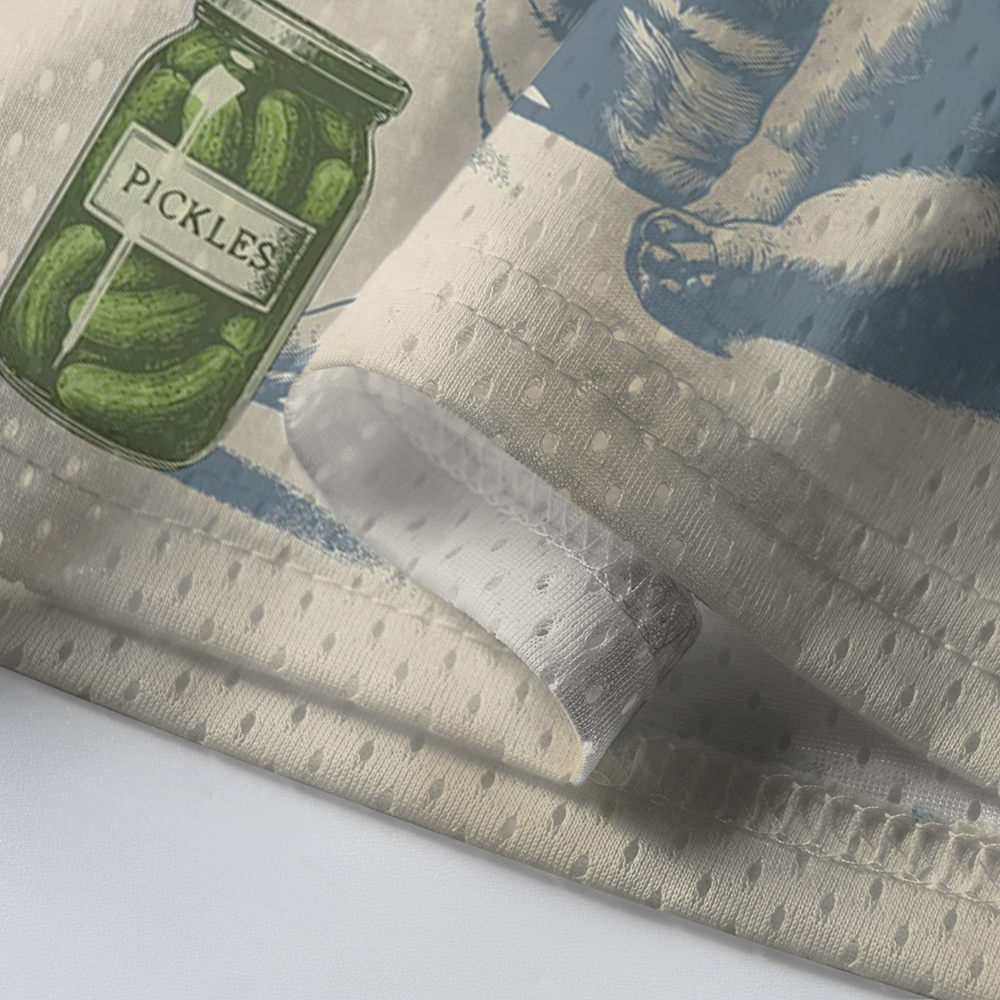 Baddiecat Pug Pickles Mesh Jersey