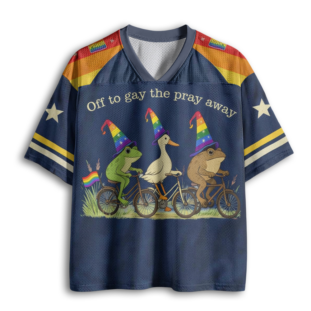 Baddiecat Off To LGBTQ Pride Mesh Jersey