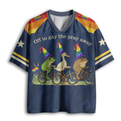 Baddiecat Off To LGBTQ Pride Mesh Jersey