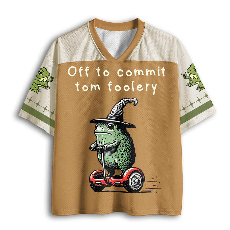 Baddiecat Frog Off To Commit Tom Foolery Mesh Jersey