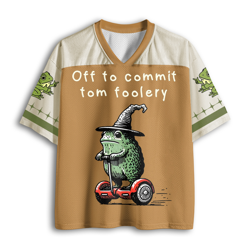 Baddiecat Frog Off To Commit Tom Foolery Mesh Jersey