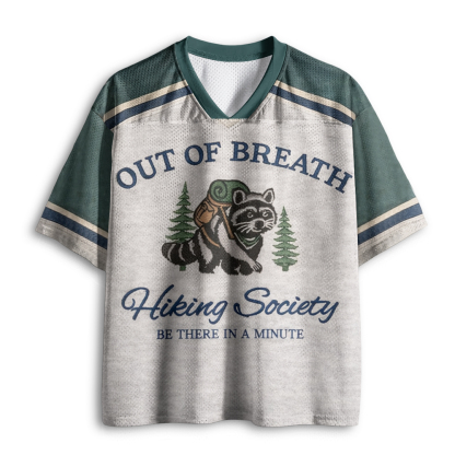 Baddiecat Hiking Out Of Breath Mesh Jersey