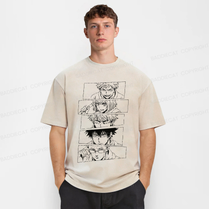 Baddiecat Jujutsu Kaisen Washed T-shirt