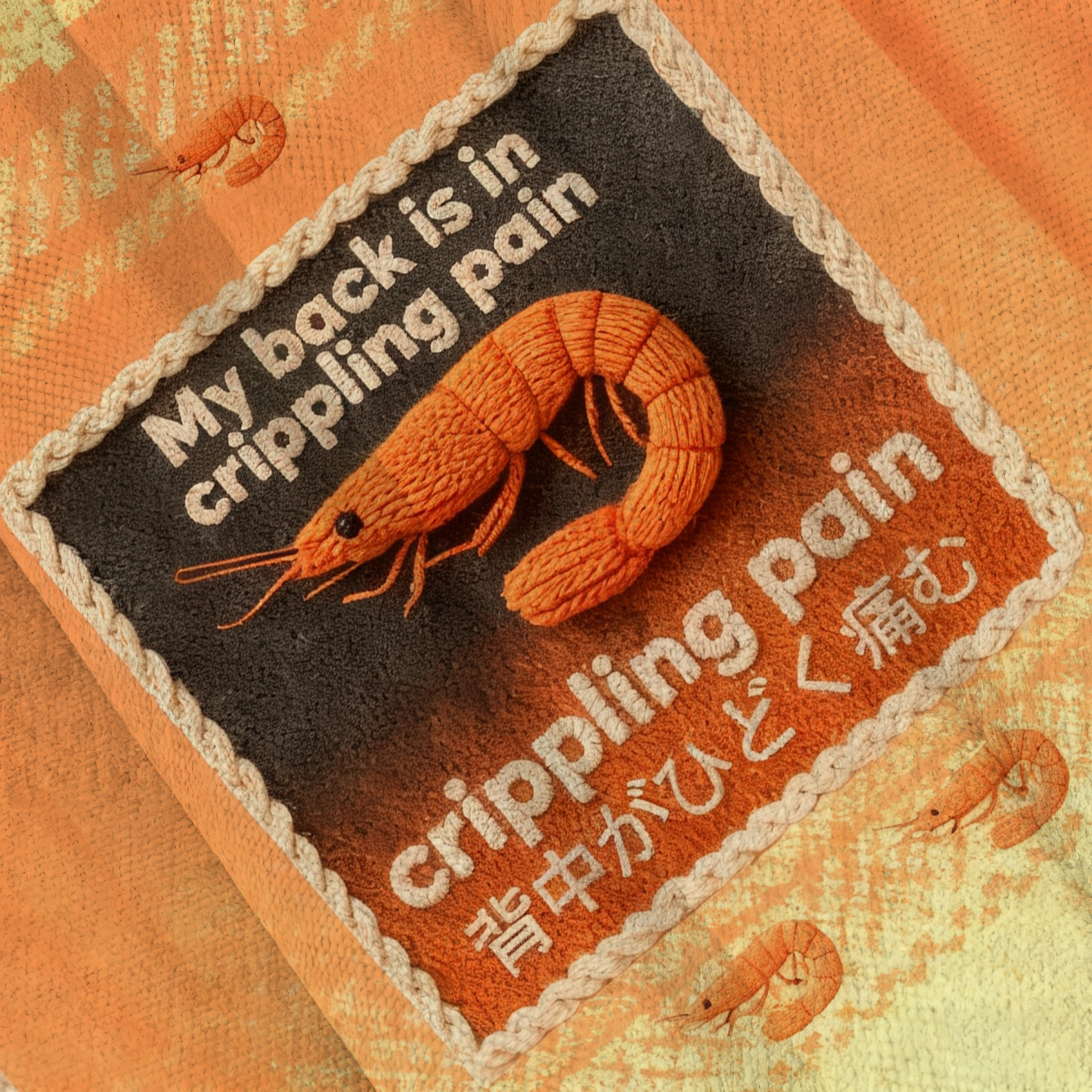 Baddiecat My Back Is In Crippling Pain Christmas Ugly Sweatshirt