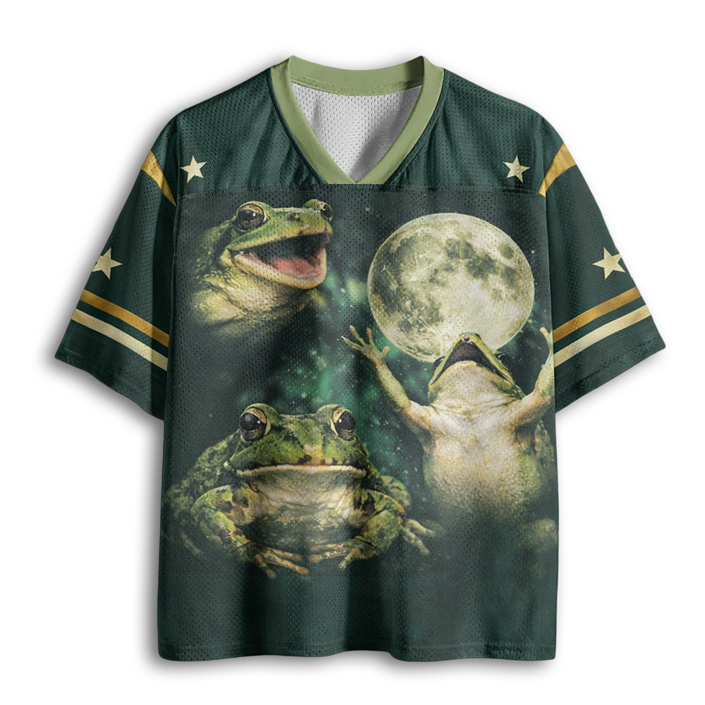 Baddiecat Frog Moon Vintage Mesh Jersey