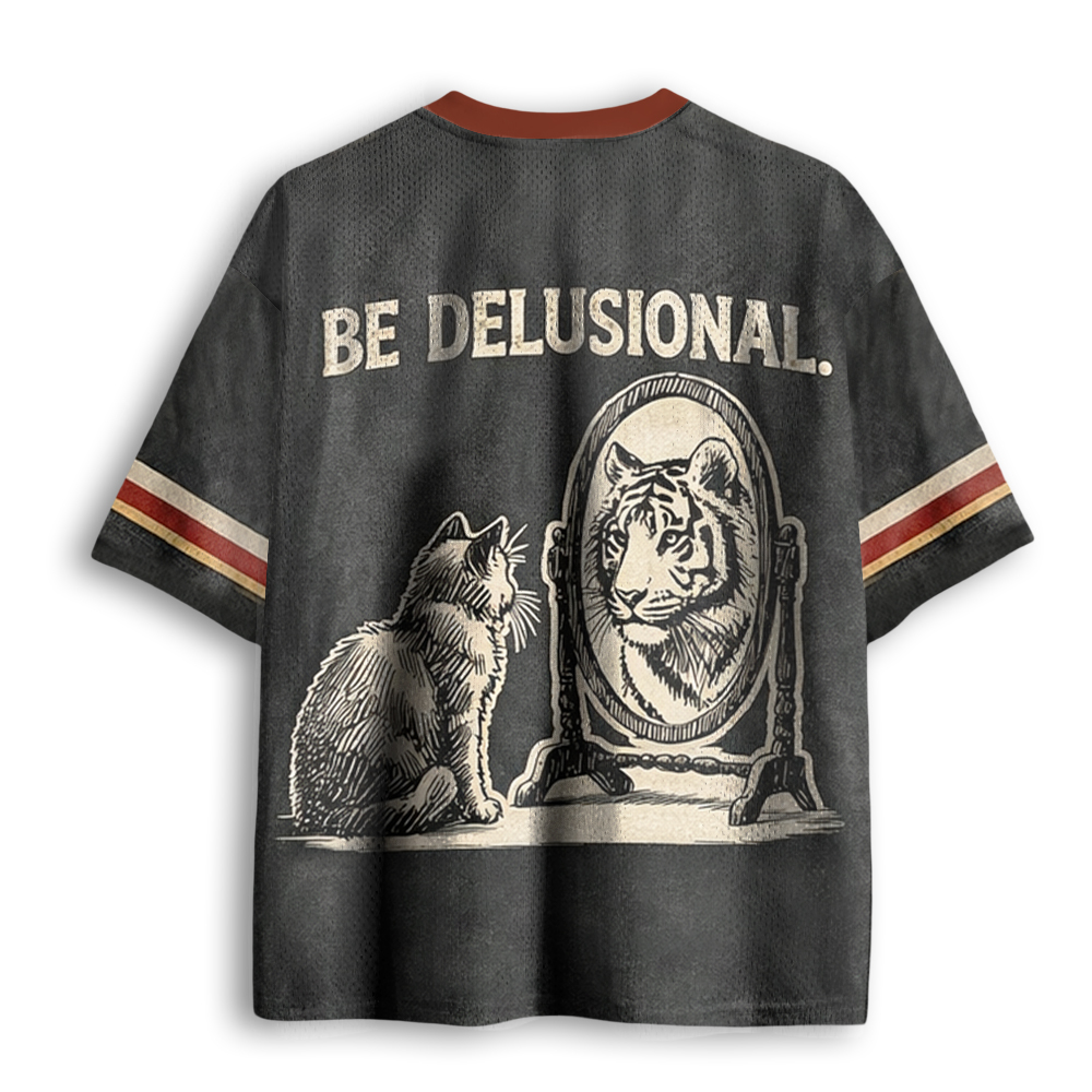 Baddiecat Be Delusional Mesh Jersey