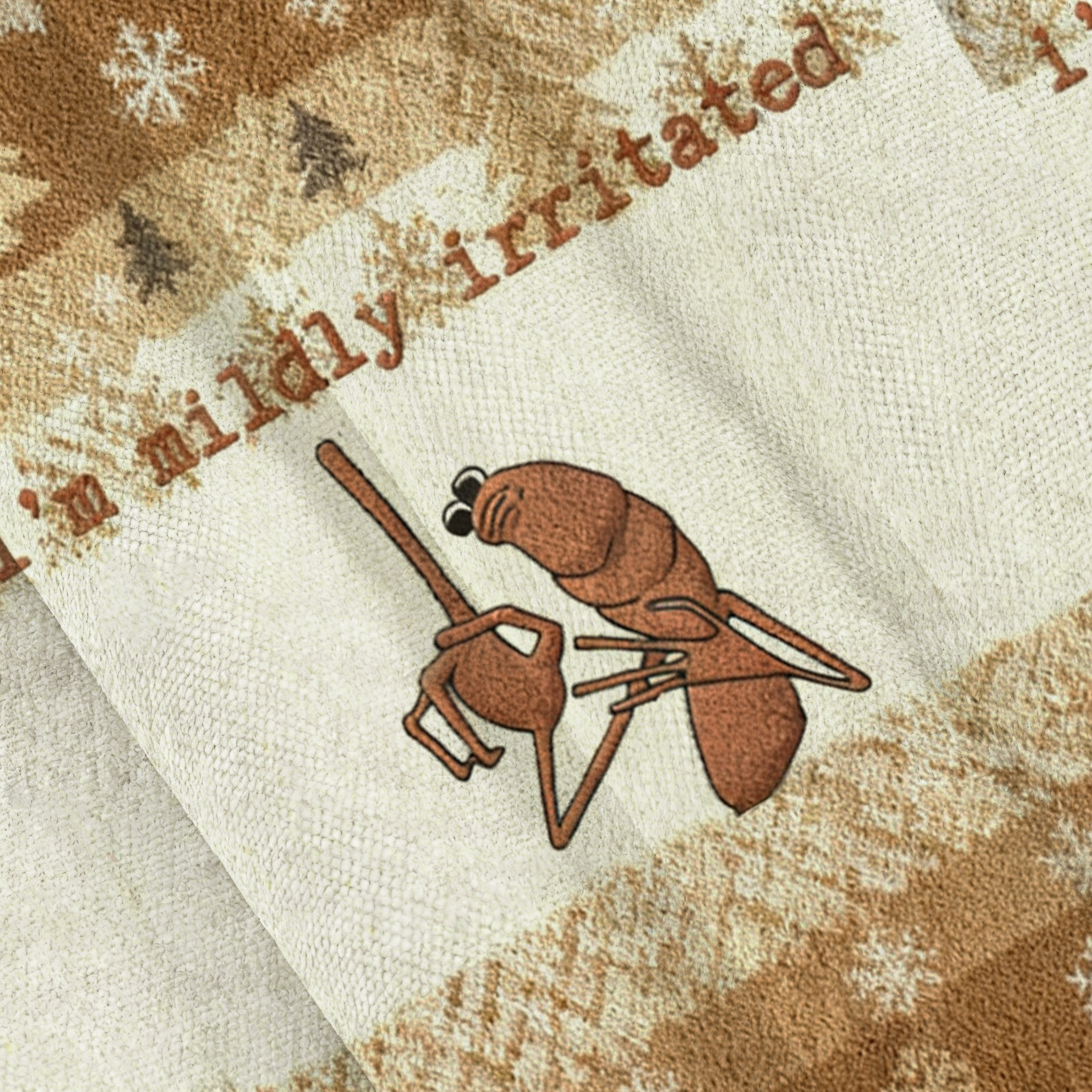 Baddiecat I'm Mildly Irritated Christmas Ugly Sweatshirt