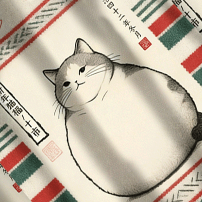 Baddiecat Japanese Tokyo Cat Ugly Sweatshirt