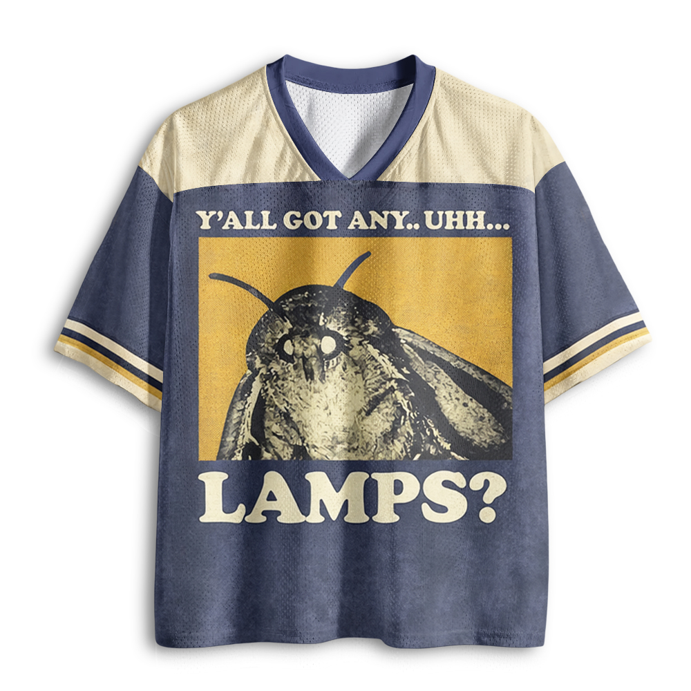 Baddiecat Y'all Got Any Uhh Lamps Mesh Jersey