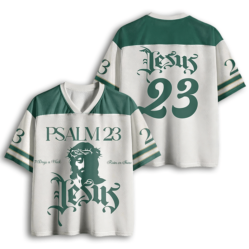 Baddiecat Jesus Christian Faith Mesh Jersey