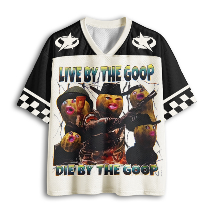 Baddiecat LIve By The Goop Die By The Goop Mesh Jersey