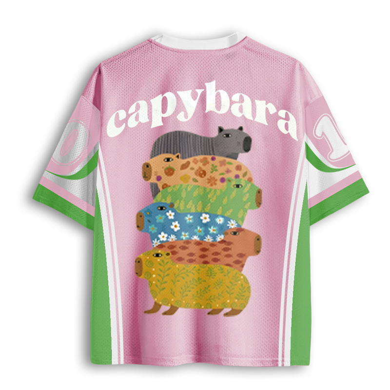 Baddiecat Capybara Mesh Jersey