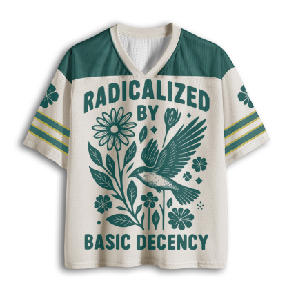 Baddiecat Radicalized By Basic Decency Mesh Jersey