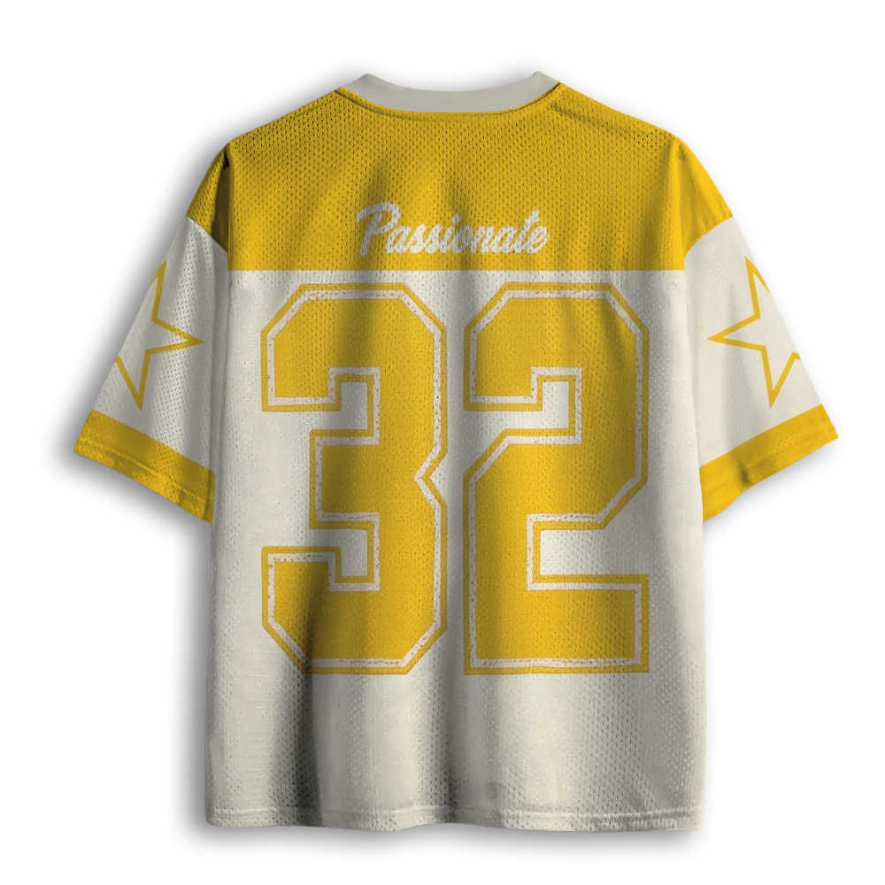 Baddiecat Star 32 Football Mesh Jersey