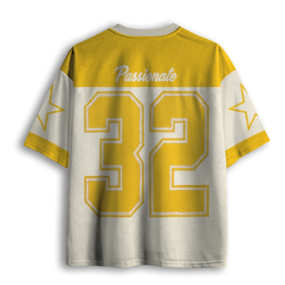 Baddiecat Star 32 Football Mesh Jersey