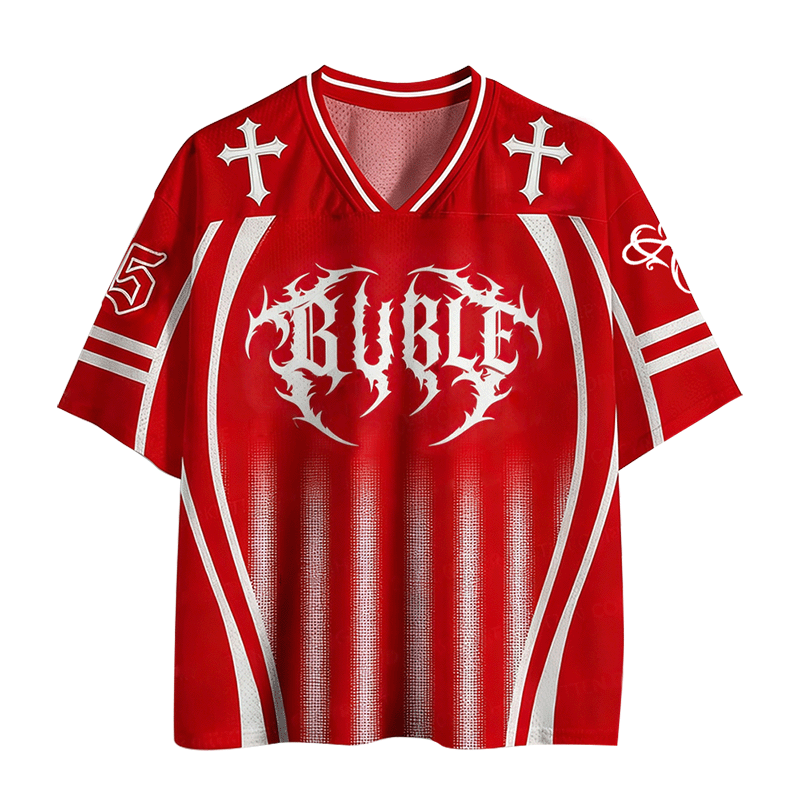Baddiecat Christian Faith Bible Mesh Jersey