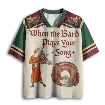 Baddiecat When The Bard Plays Your Song Mesh Jersey