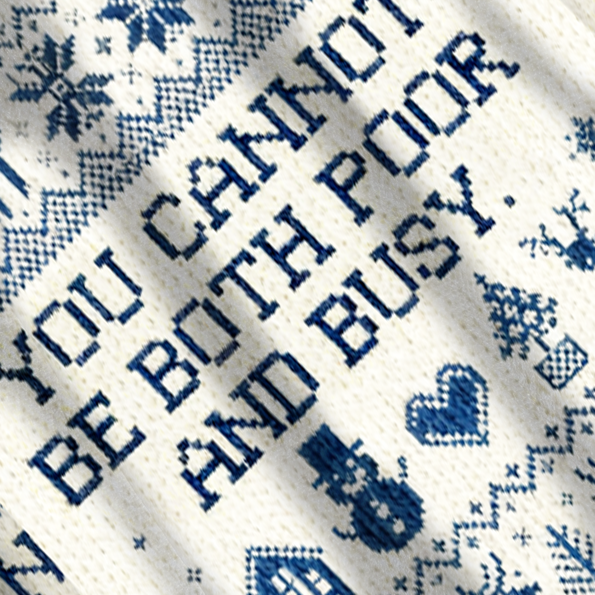 Baddiecat You Cannot Be Both Poor Christmas Ugly Sweatshirt