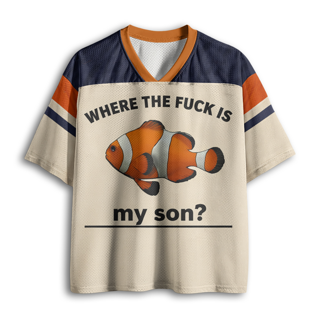 Baddiecat Fish Looking For Son Mesh Jersey