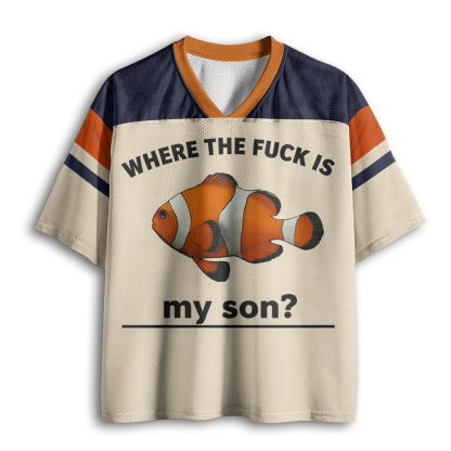 Baddiecat Fish Looking For Son Mesh Jersey