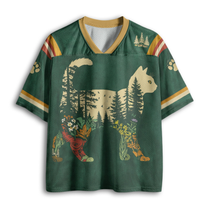 Baddiecat Wild Flowers Cat Mesh Jersey