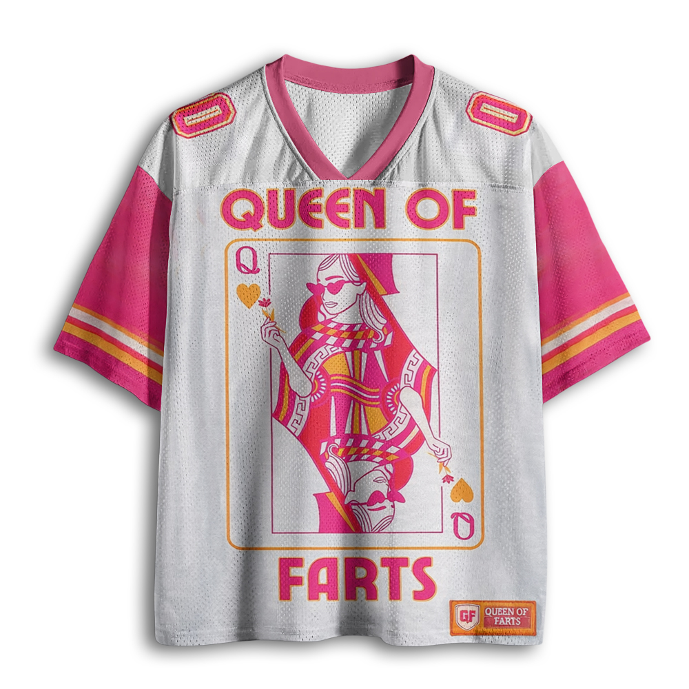 Baddiecat Queen Of Farts Mesh Jersey
