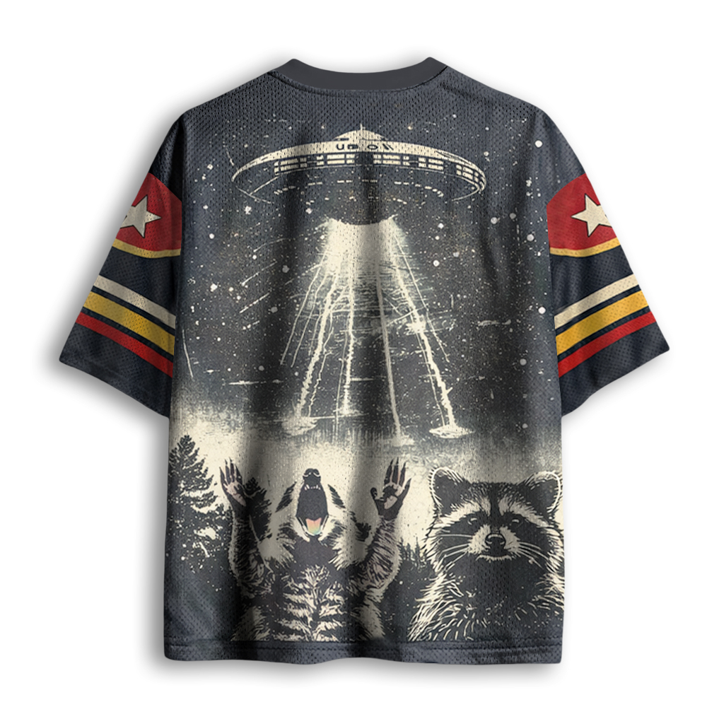 Baddiecat Raccoon UFO Mesh Jersey