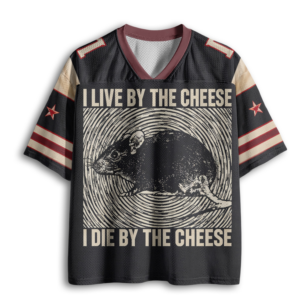 Baddiecat I Live By The Cheese Mesh Jersey