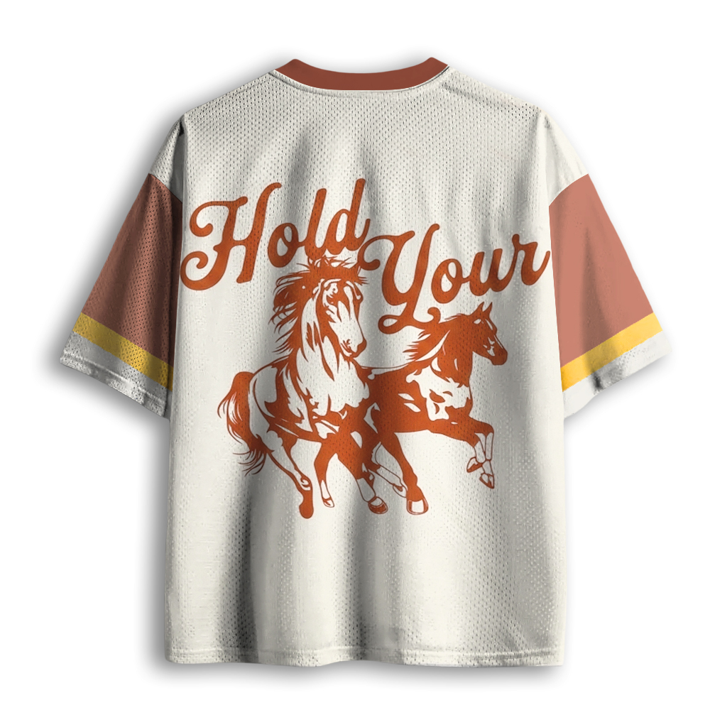 Baddiecat Hold Your Horses Mesh Jersey
