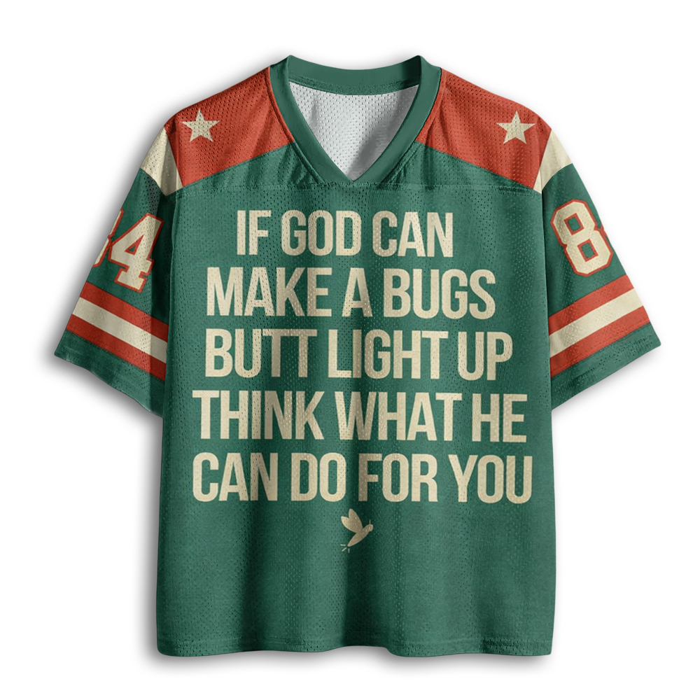 Baddiecat Funny Christian Mesh Jersey
