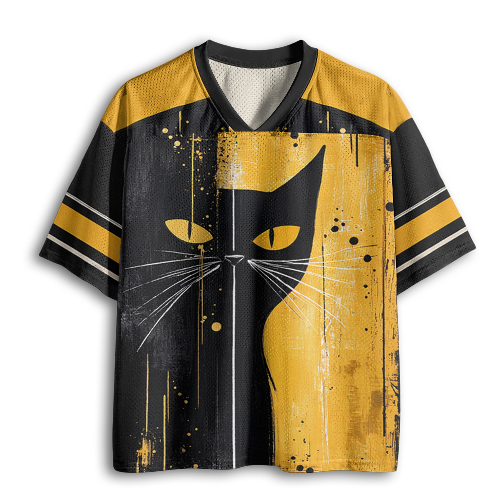 Baddiecat Sharp-eyed Cat Mesh Jersey