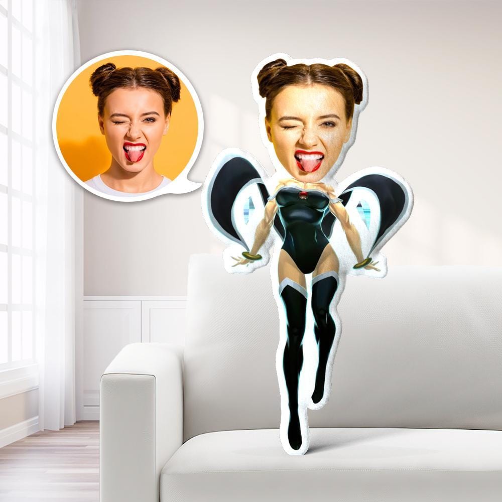 Oreiller Photo Personnalisé Poupée Costumée Fille Storm Cadeau Fête des Mères