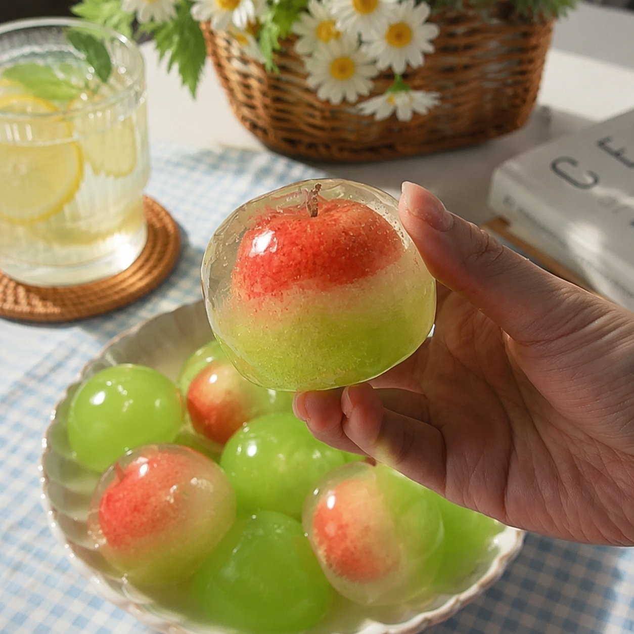 Boule De Gelée De Fruits, Collation De Gelée Fruitée Sucrée, Saveur D'éclatement Juteux, Friandise Douce Et Moelleuse