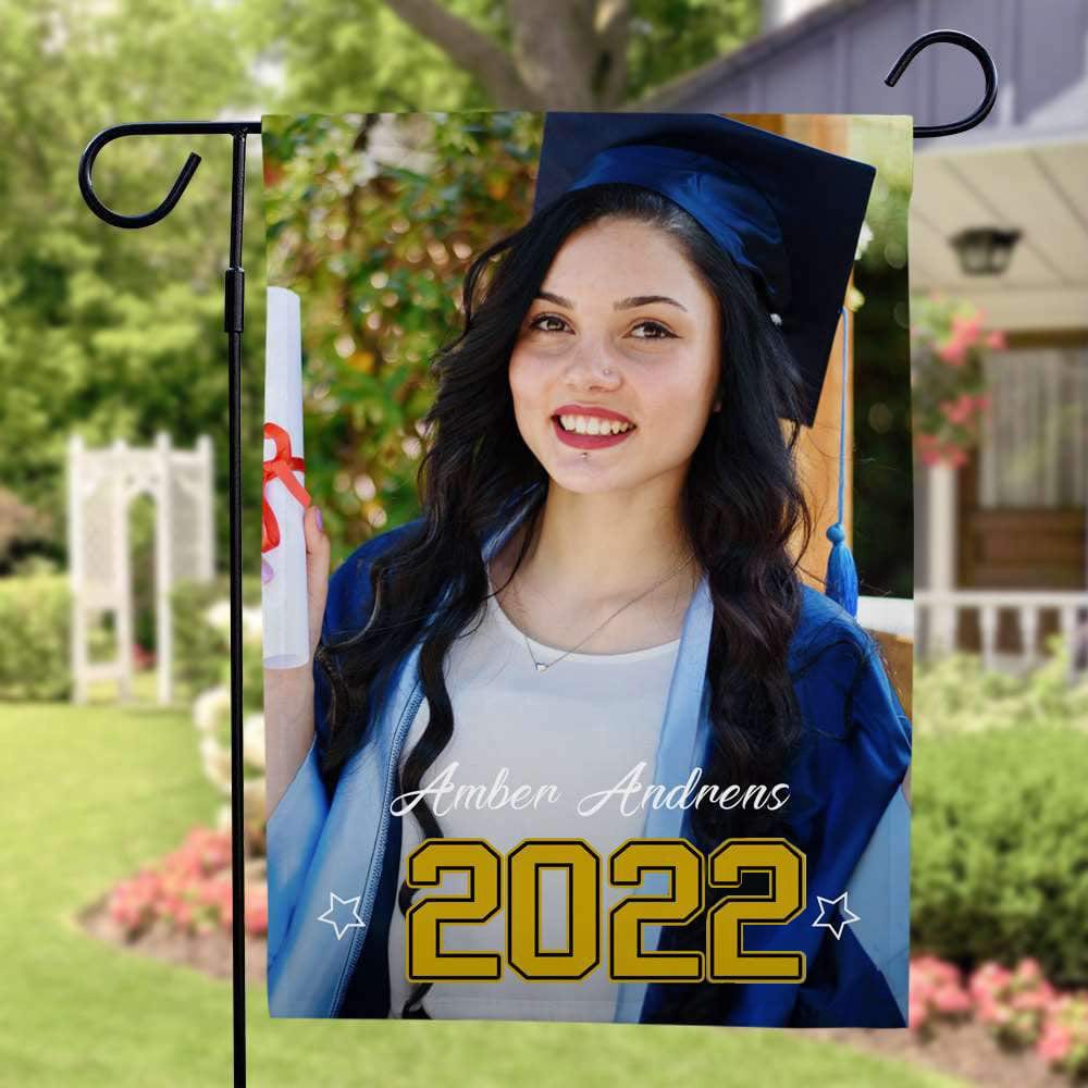 Cadeaux De Drapeau De Jardin De Remise Des Diplômes Universitaires Cadeaux De Remise De Diplôme De Drapeau De Jardin Personnalisés