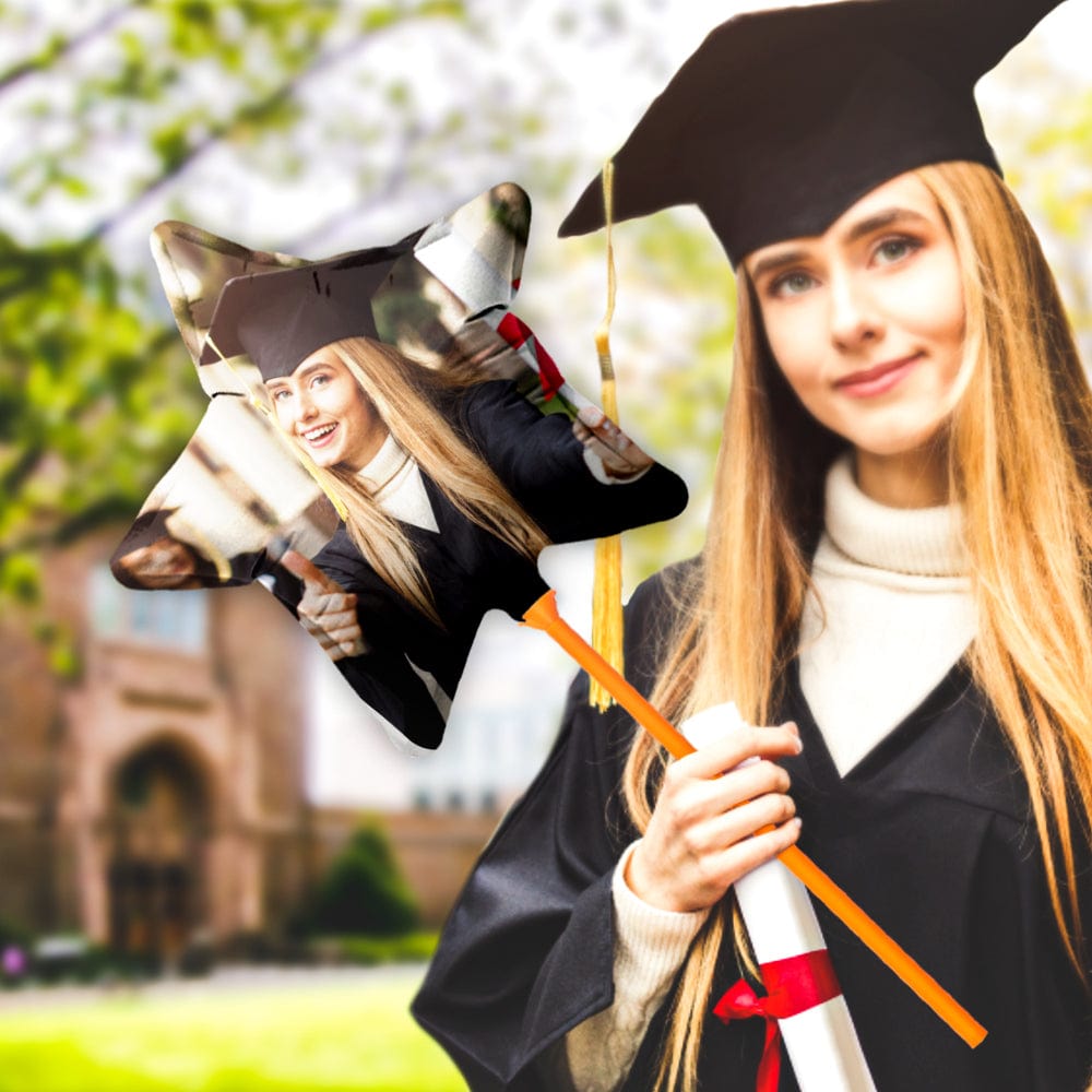 Ballons Photo Personnalisés Ballons De Remise De Diplôme Ballons Étoiles Personnalisés