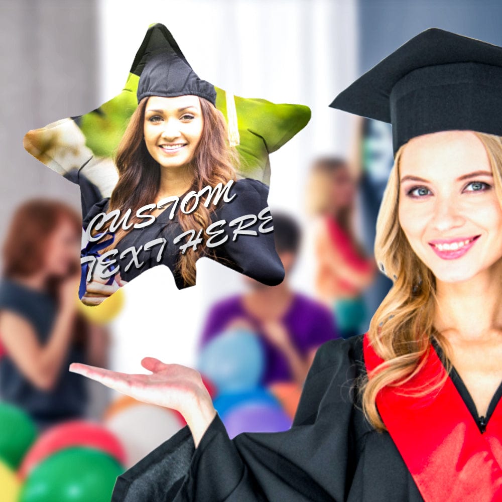 Ballons Étoiles Personnalisés Ballons Photo Personnalisés Ballons De Remise Des Diplômes