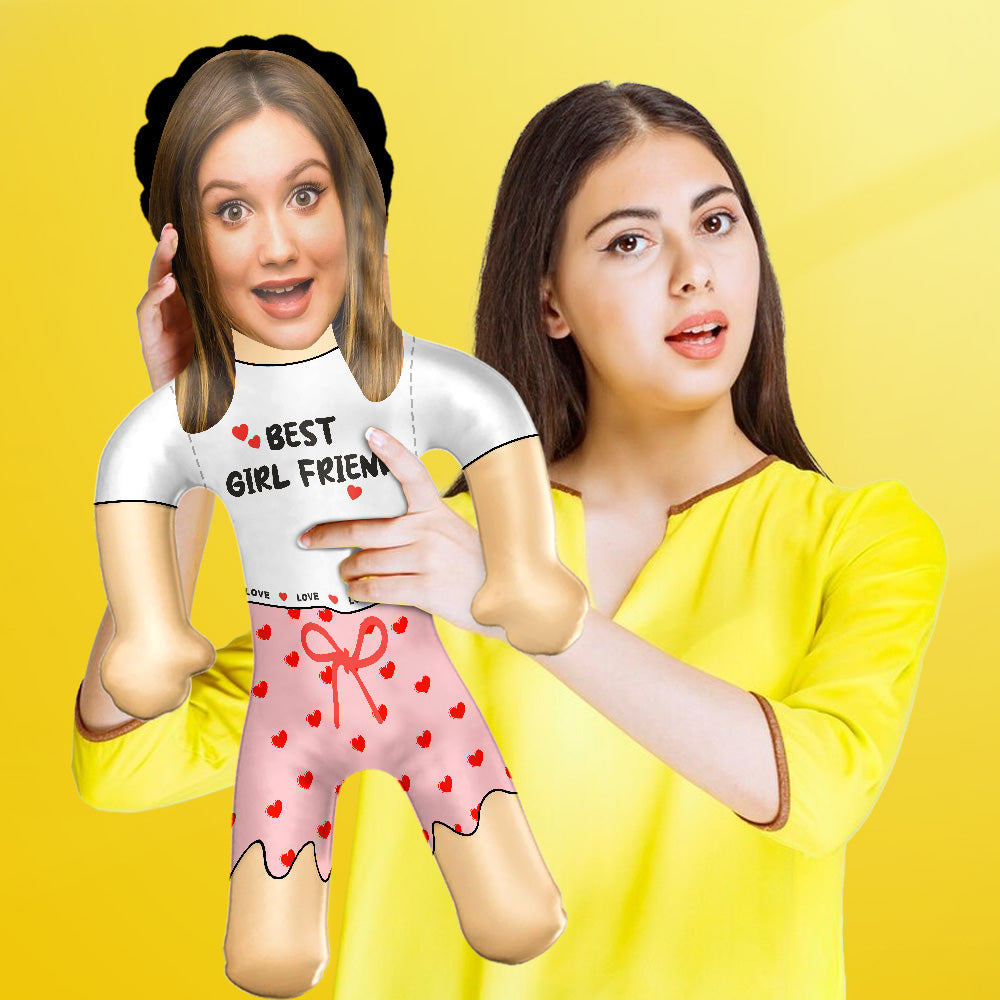 Poupée Gonflable Personnalisée, Votre Visage Et Votre Texte, Poupée Air Minime Pour Couple