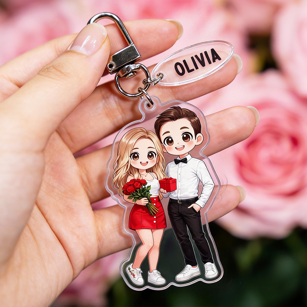 Custom Chibi Acrylic Keychains Made From Your Favorite Photo Perfect For Birthdays, Anniversaries or Christmas
